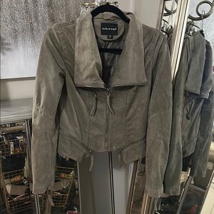 Women's olive Suede Jacket